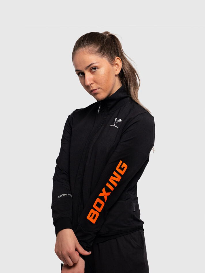 UNTAMED Iron Fist Jacket Woman - S, BLACK ORANGE