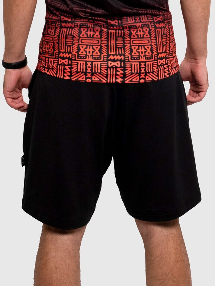 UNTAMED Iron Fist Shorts Man - M, BLACK ORANGE