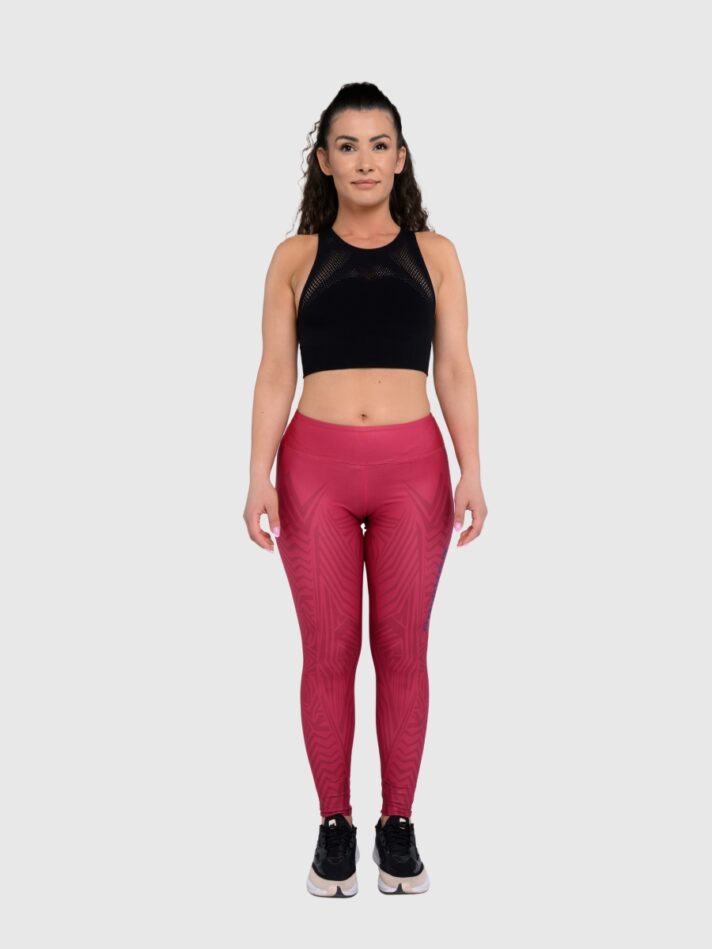 UNTAMED @GYM Fantasy Leggings Woman - XS, BORDEAUX
