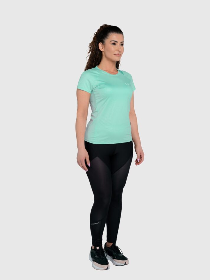 UNTAMED @GYM Feather T-Shirt Woman - XS, MINT