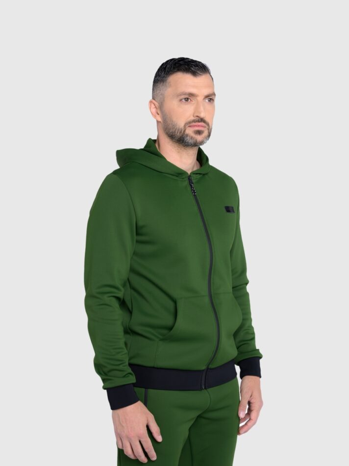 UNTAMED @GYM Storm Jacket Man - XL, GREEN ARMY