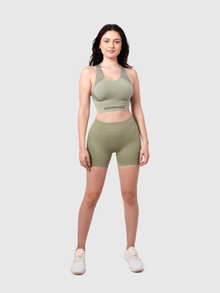 Silhouette Seamless Push Up Shorts - S/M, Kaky