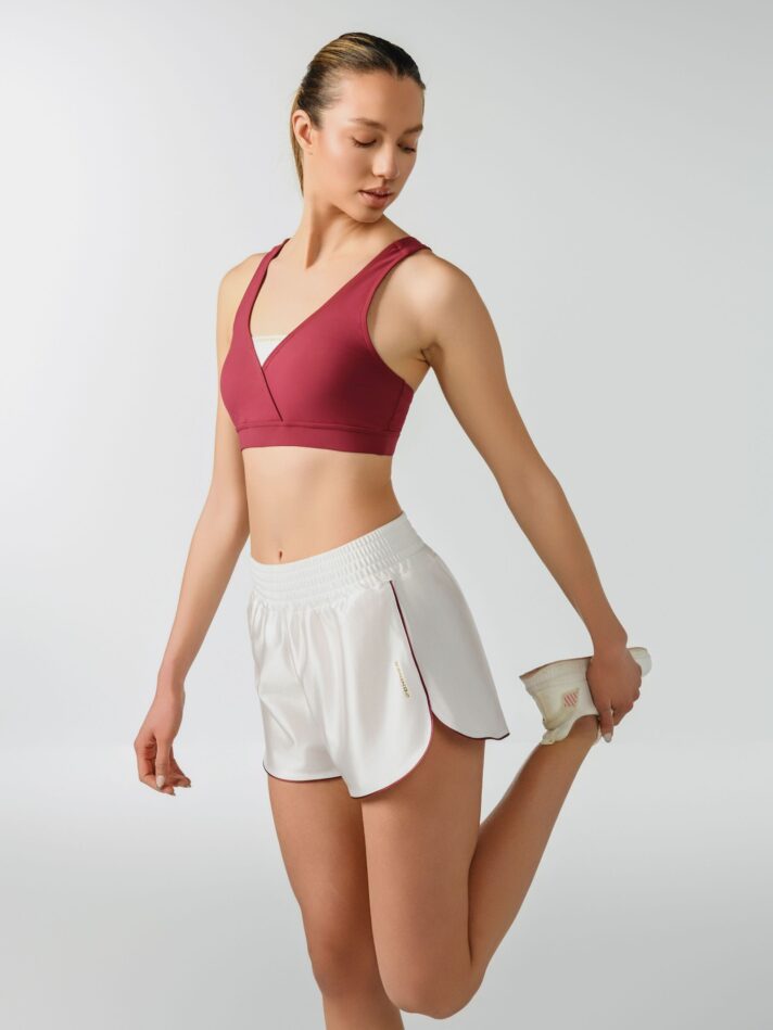 J.C COMP CROP TOP - XS, BORDO JC