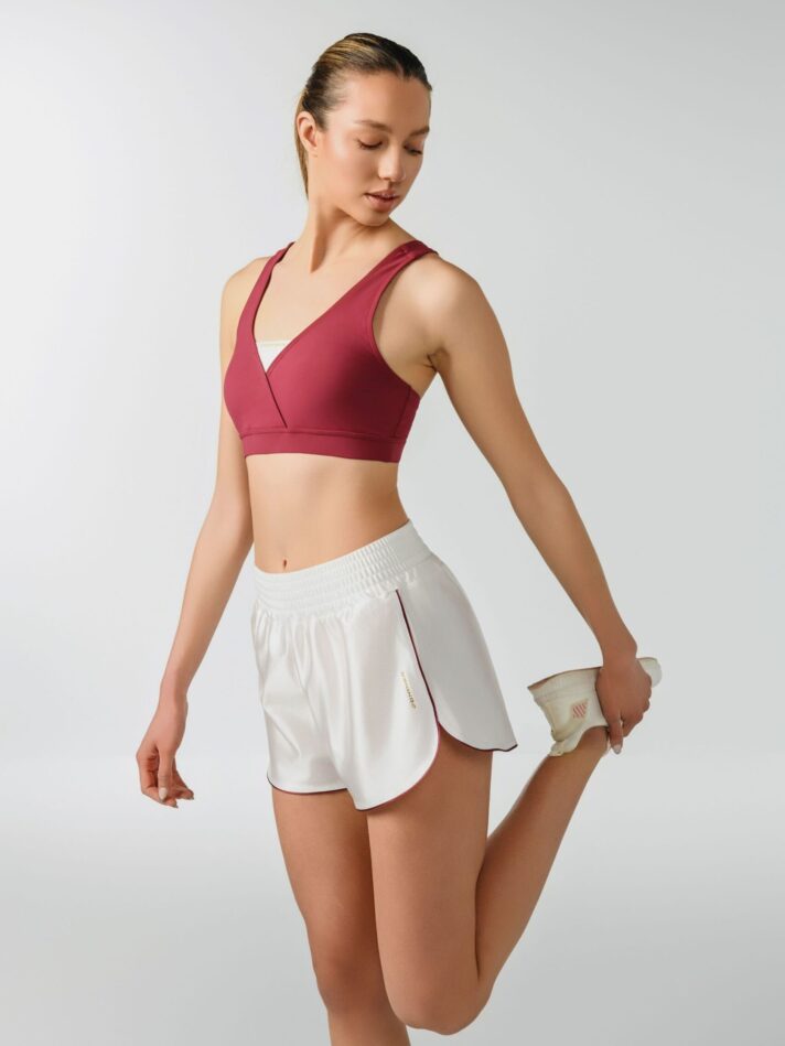 J.C COMP CROP TOP - XS, BORDO JC