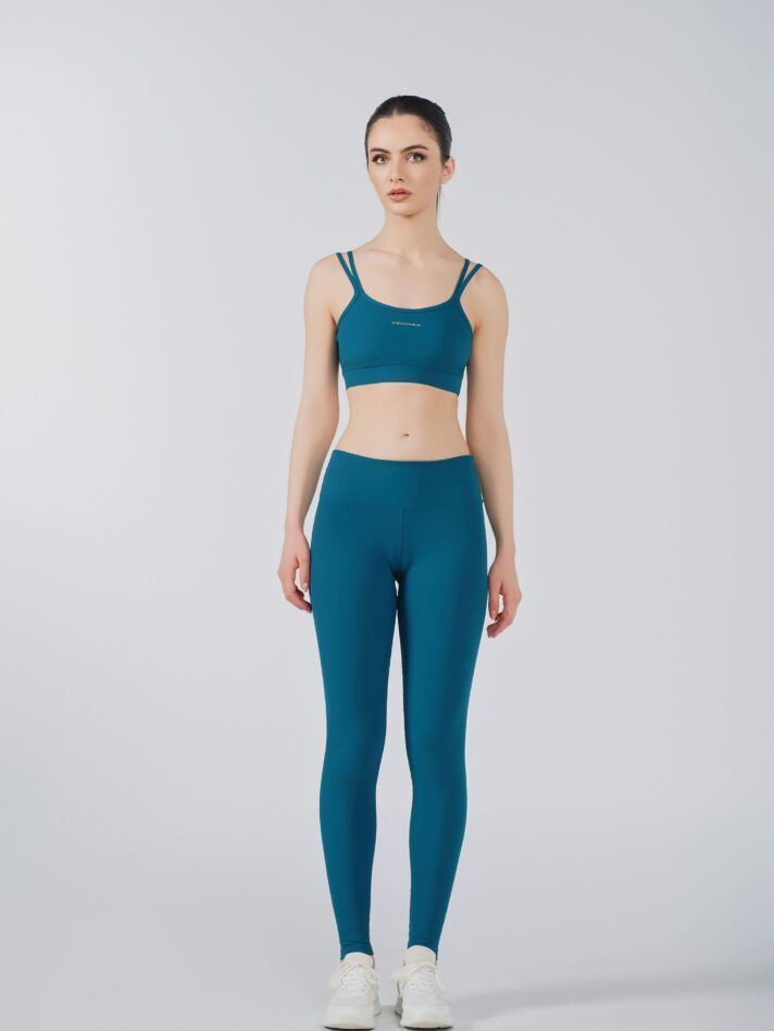 J.C MID RISE LEGGINGS - XS, GREEN-BLUE JC