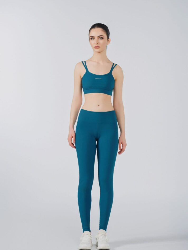 J.C MID RISE LEGGINGS - XS, GREEN-BLUE JC