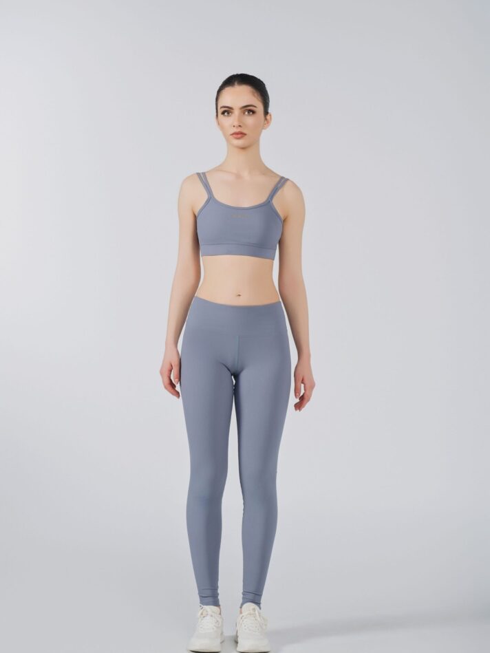 J.C MID RISE LEGGINGS - XS, GREY-BLUE JC