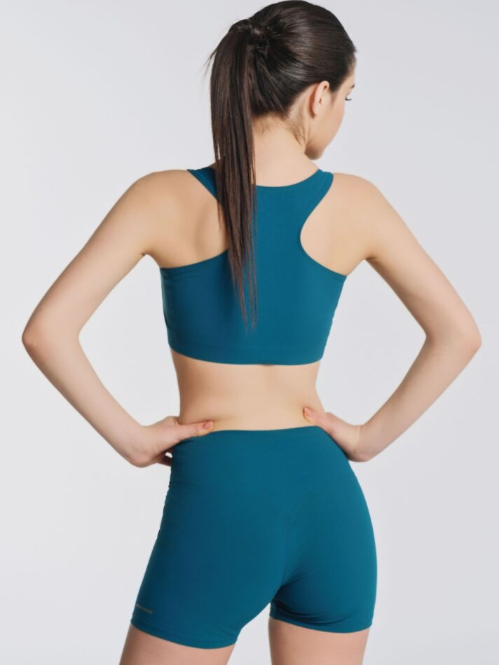 J.C CONTROL HIGH RISE SHORTS - XS, GREEN-BLUE JC