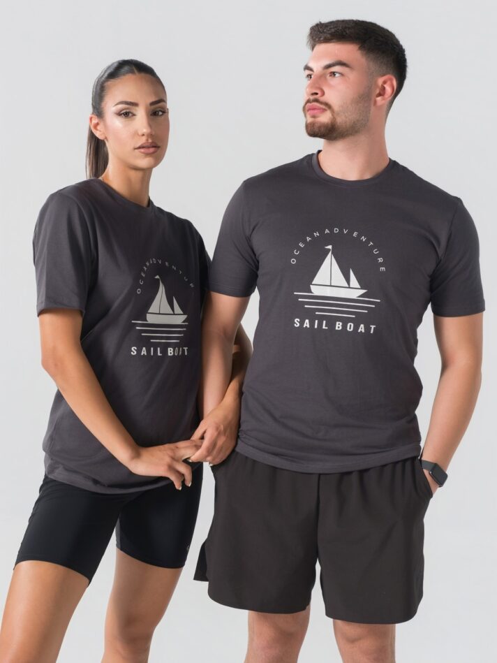 Breezy Unisex T-shirt - S, SAIL BOAT