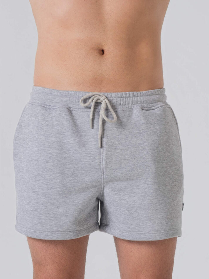 District Shorts Man - S, GREY MELANGE