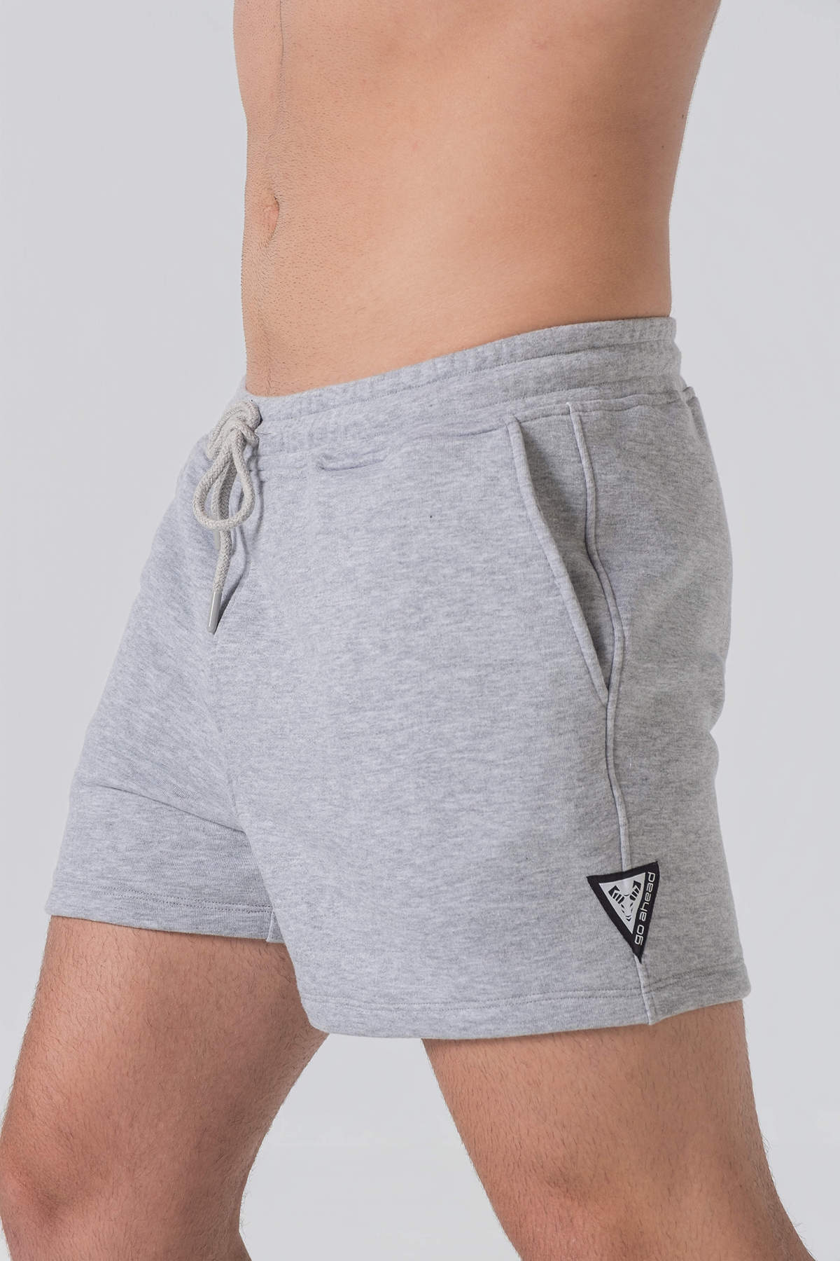 District Shorts Man GREY MELANGE