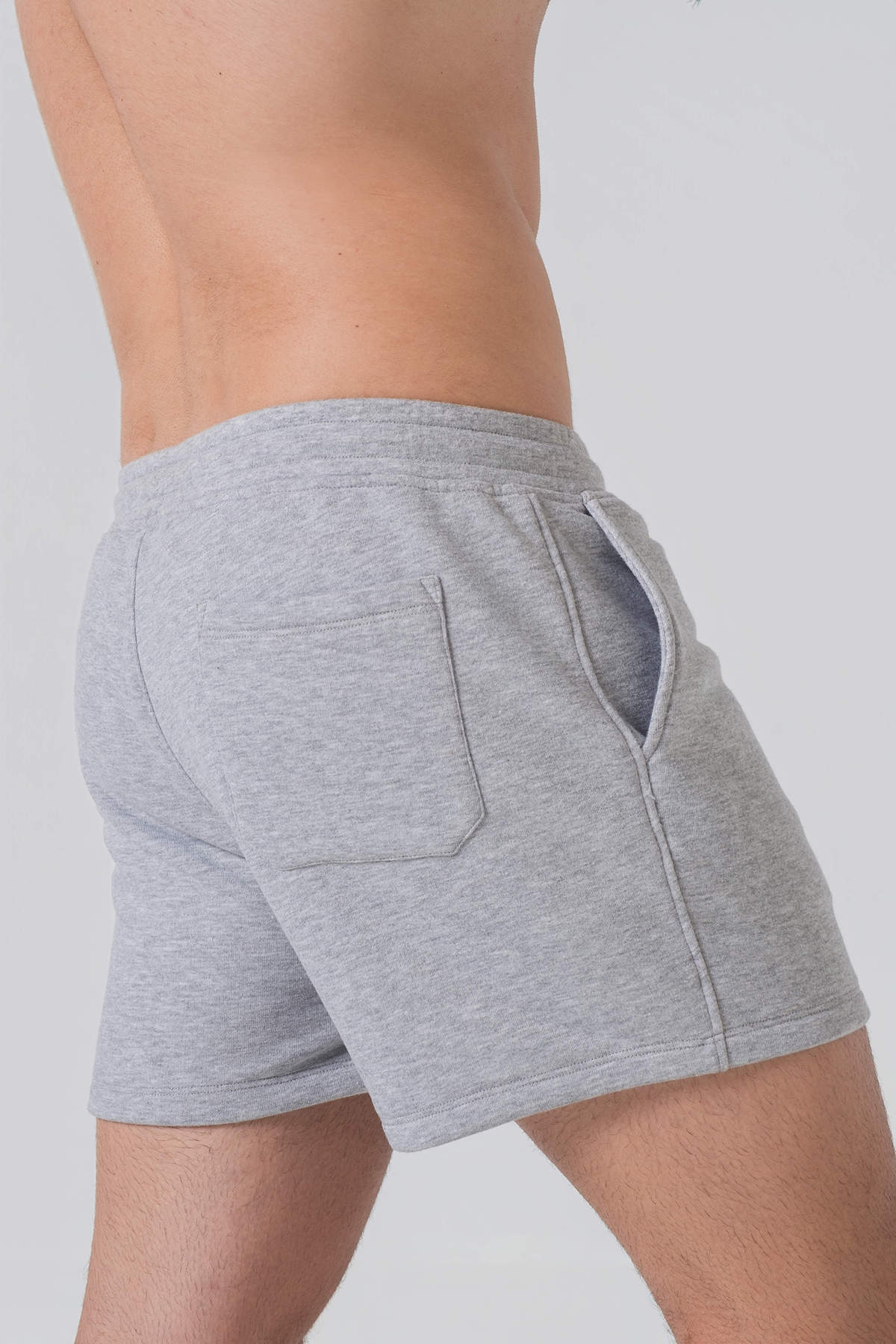 District Shorts Man GREY MELANGE