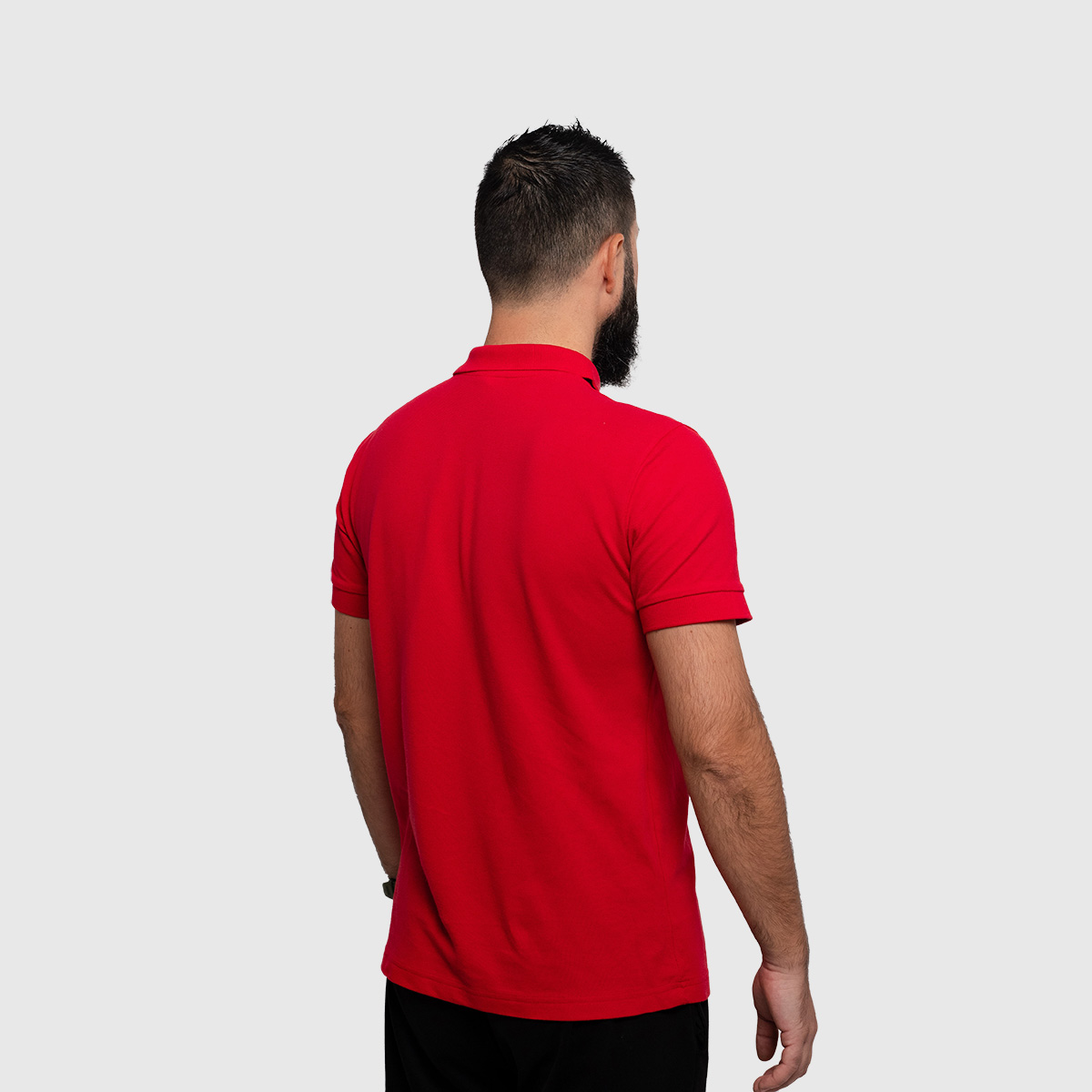 Casual Polo T-shirt Man Polo Red