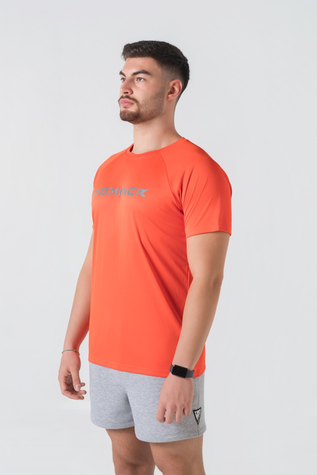 Shift T-shirt Man Dark Grey Stamp