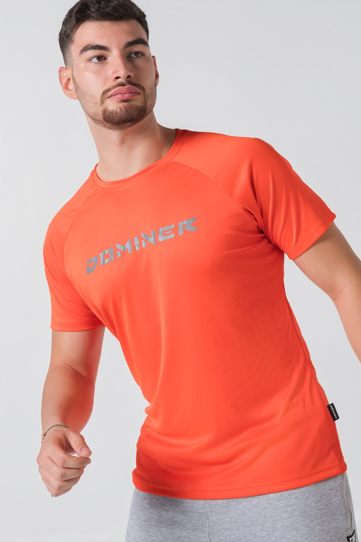 Shift T-shirt Man Dark Grey Stamp