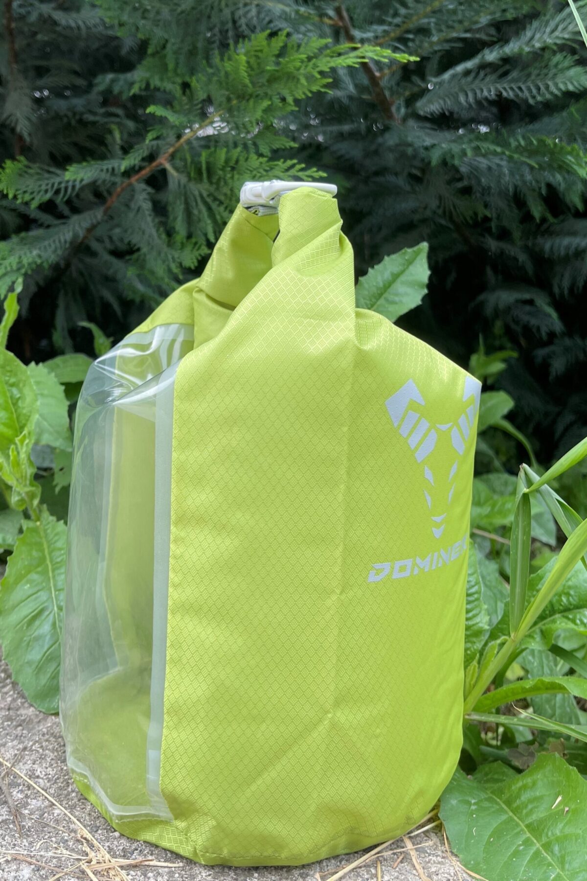MALEVE SEE THROUGH DRY BAG Red