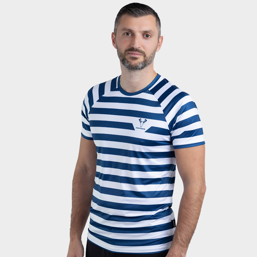 SAIL T-SHIRT WHITE / BLUE STRIPES