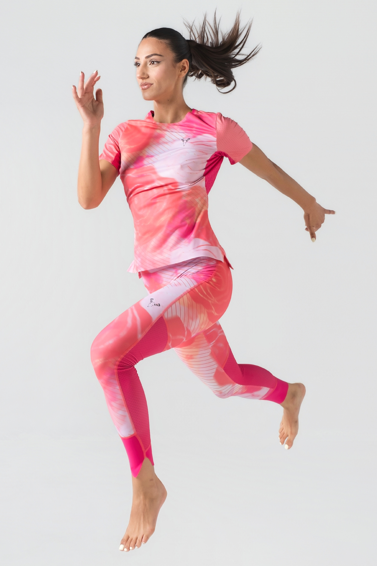 Shift Leggings Woman FIORE CORAL