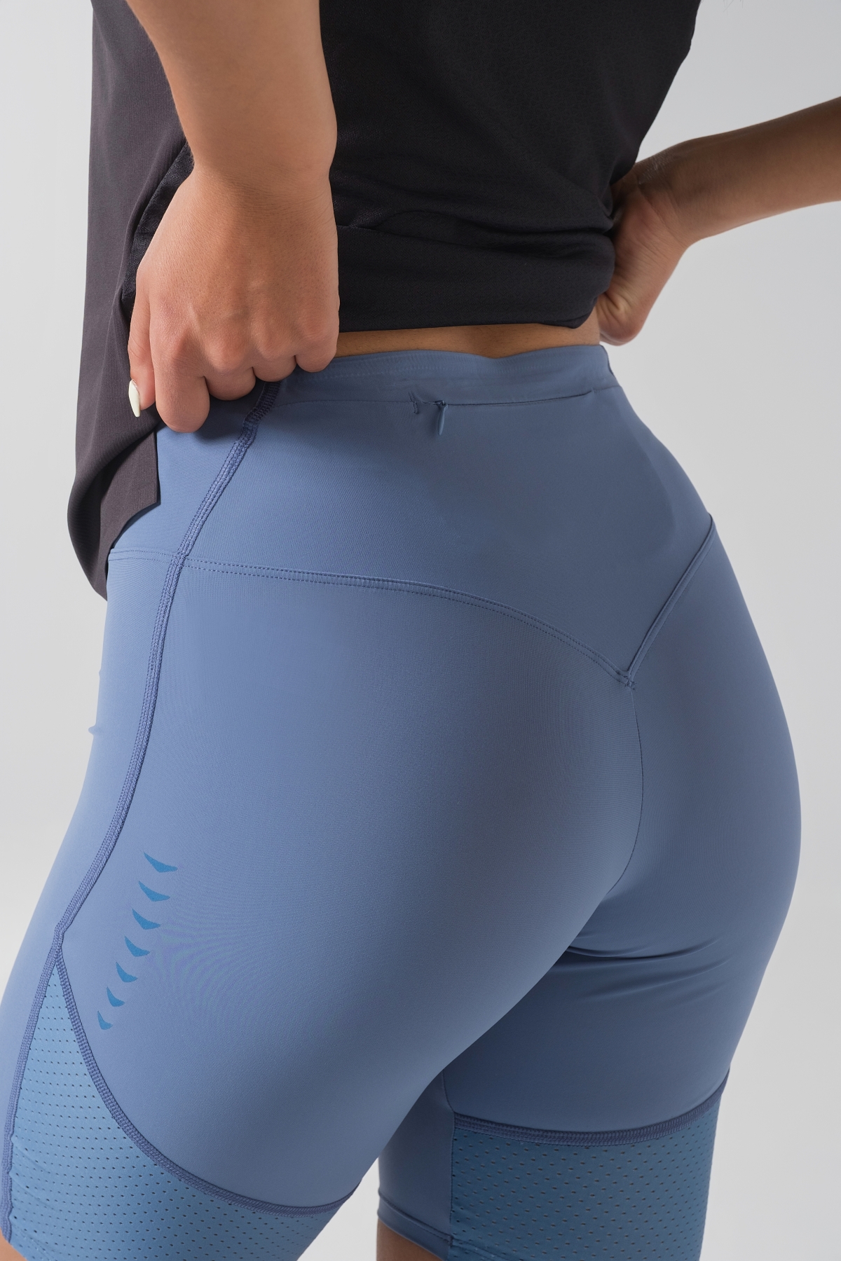 Shift Tight Shorts Woman DENIM