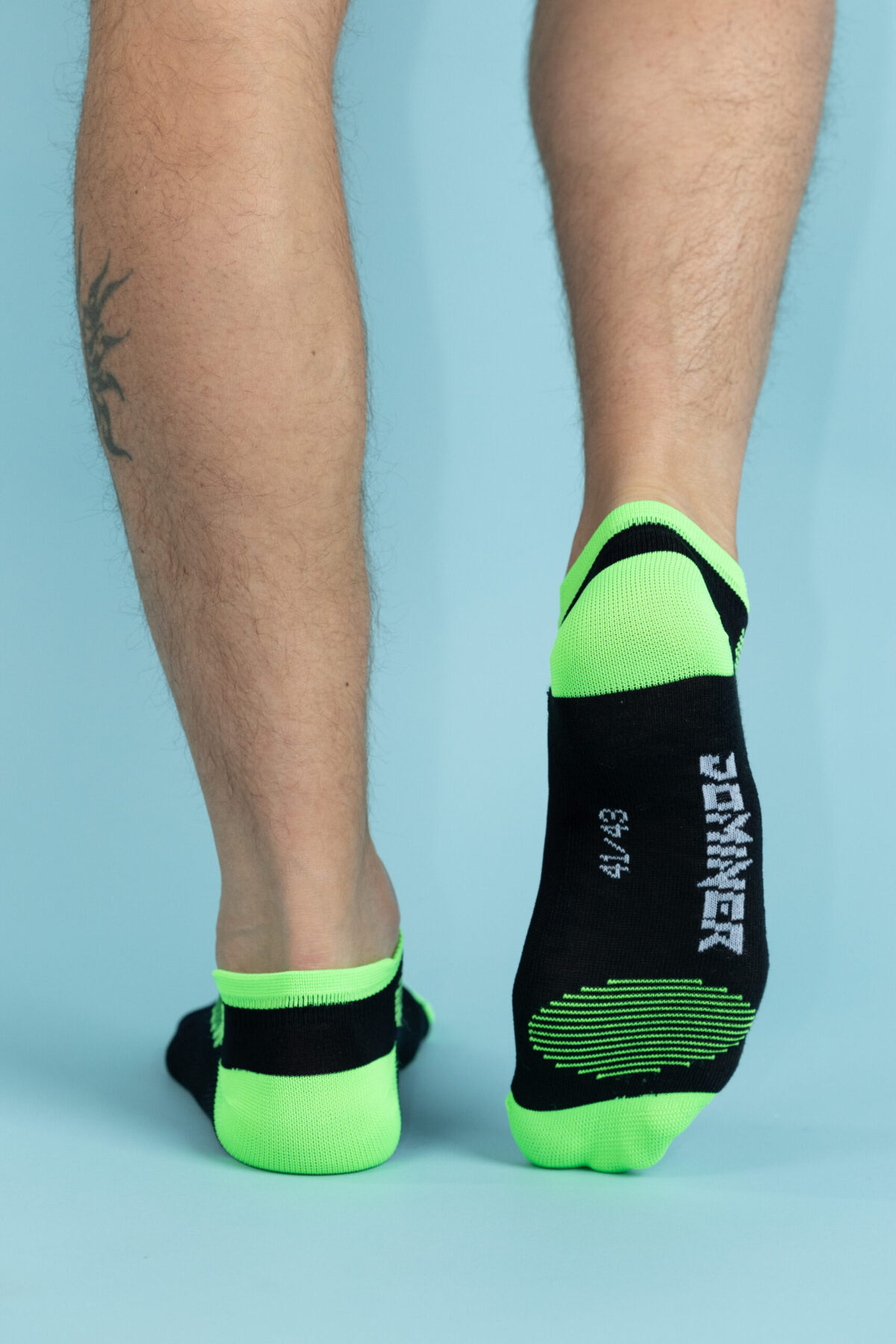 SPHERE SKIP SOCKS WHITE YELLOW FLUO