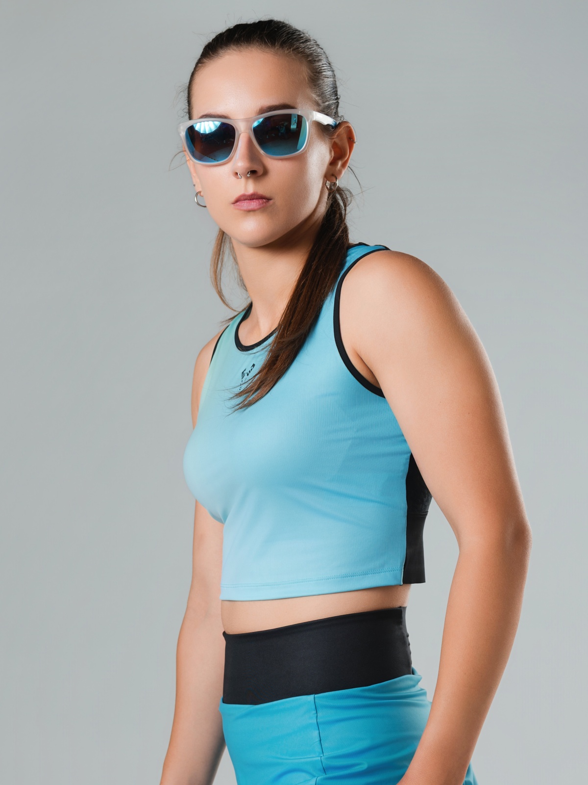 PULSE 360 Crop Top PEACOCK