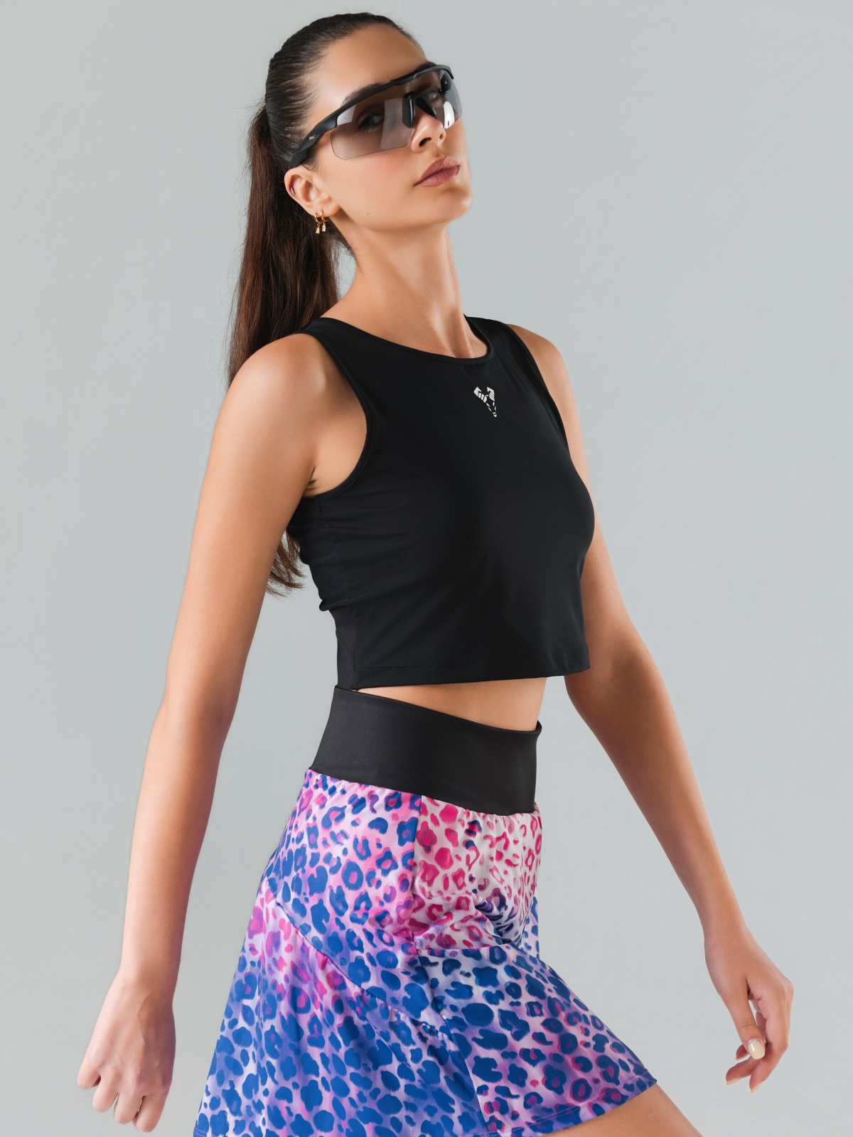 PULSE 360 Crop Top BLACK