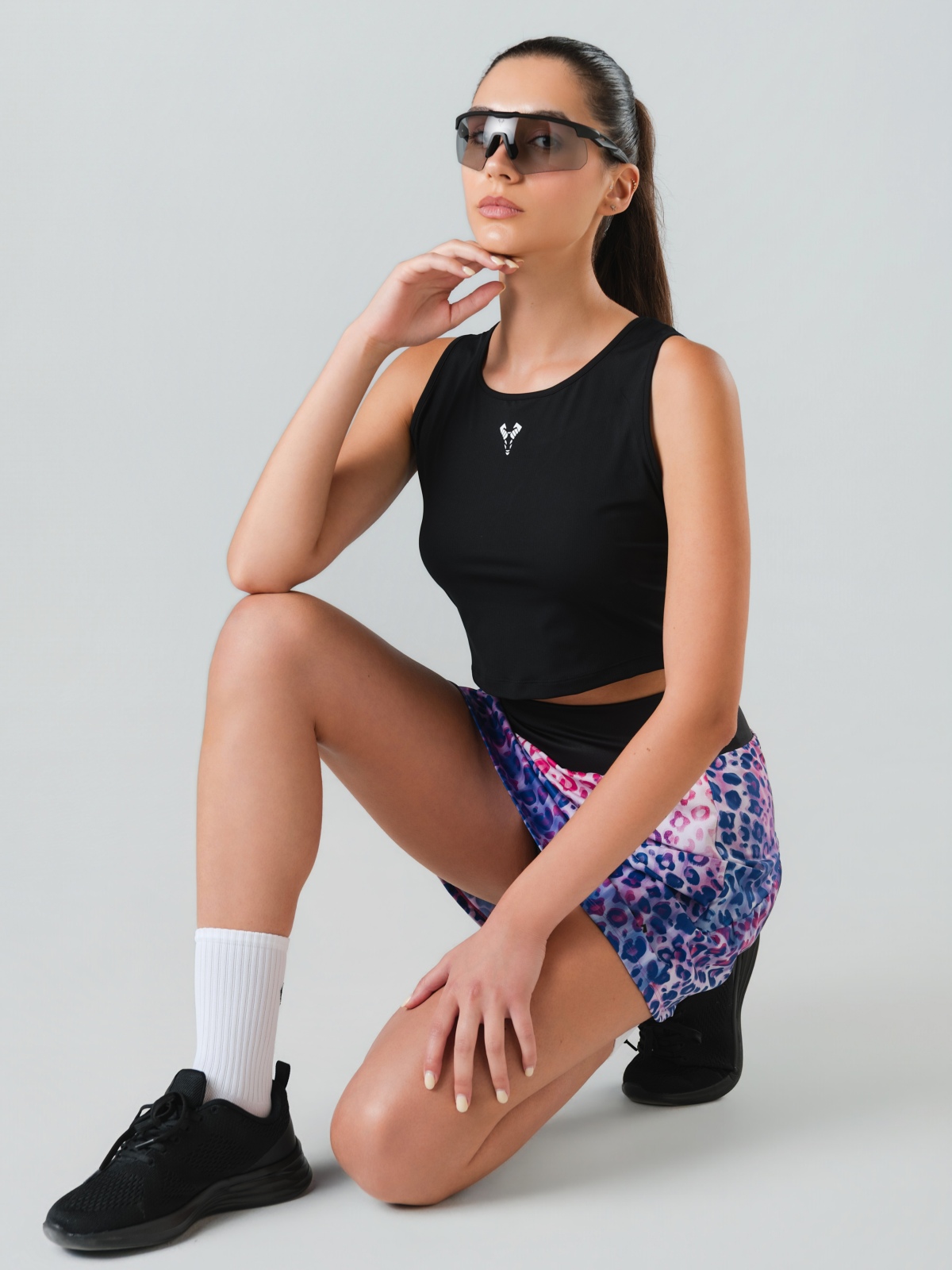 PULSE 360 Crop Top BLACK