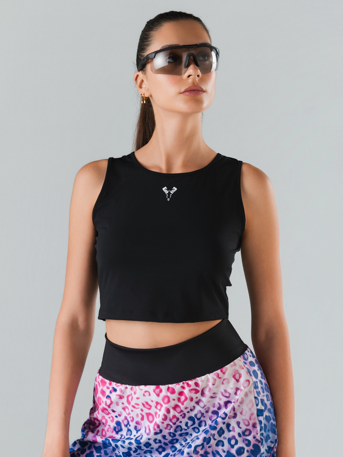 PULSE 360 Crop Top BLACK