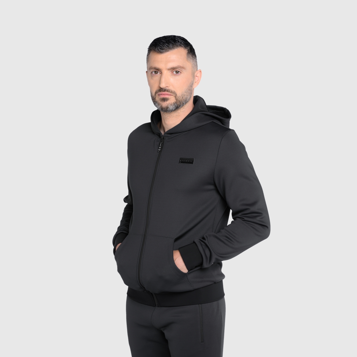UNTAMED @GYM Storm Jacket Man BLACK