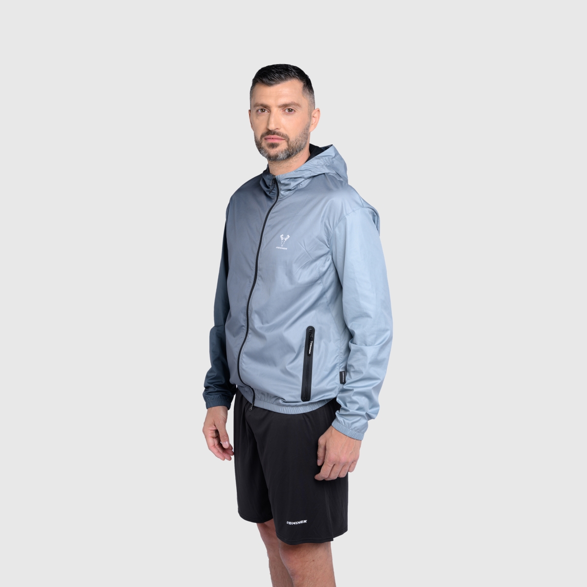 UNTAMED @GYM Float Jacket Man GRAY GRADIENT
