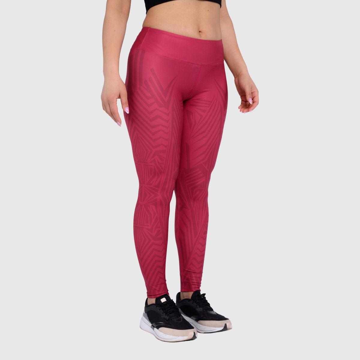 UNTAMED @GYM Fantasy Leggings Woman BORDEAUX