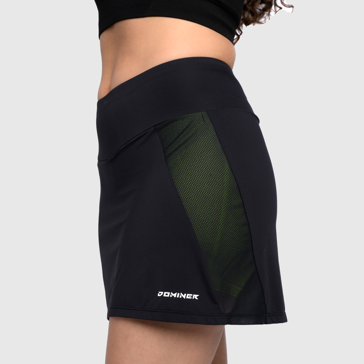UNTAMED @GYM Liberty Skirt Woman BLACK-GREEN