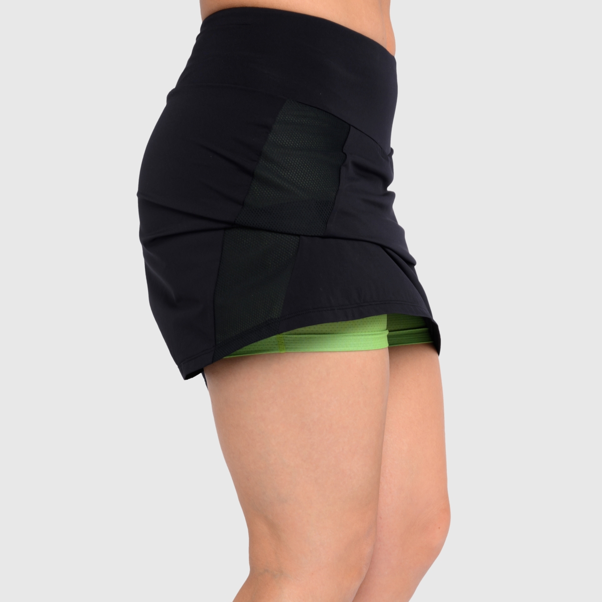 UNTAMED @GYM Liberty Skirt Woman BLACK-GREEN