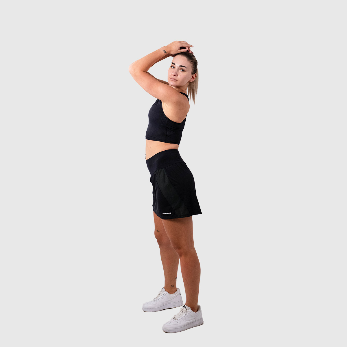 UNTAMED @GYM Liberty Skirt Woman BLACK-GREEN