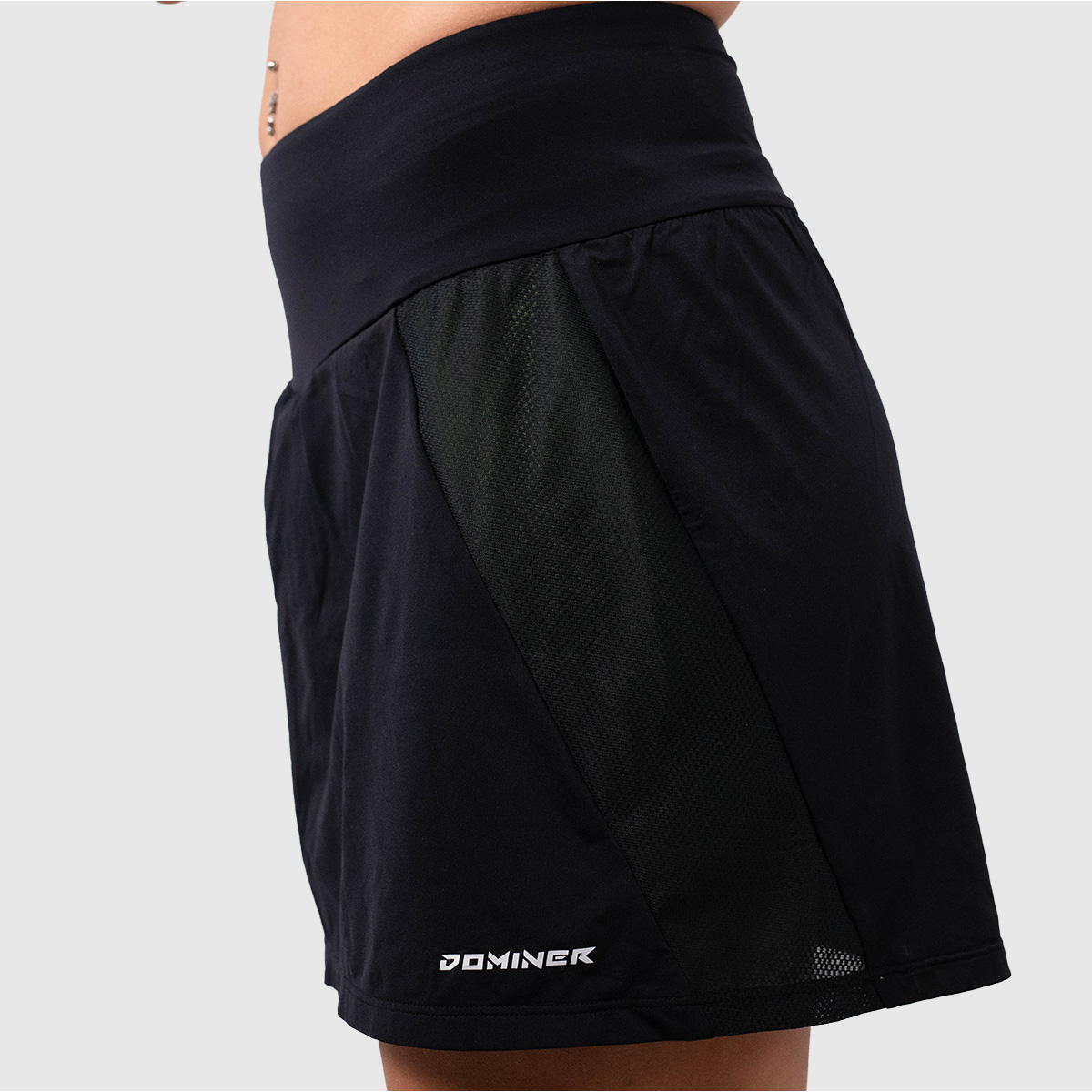 UNTAMED @GYM Liberty Skirt Woman BLACK-GREEN