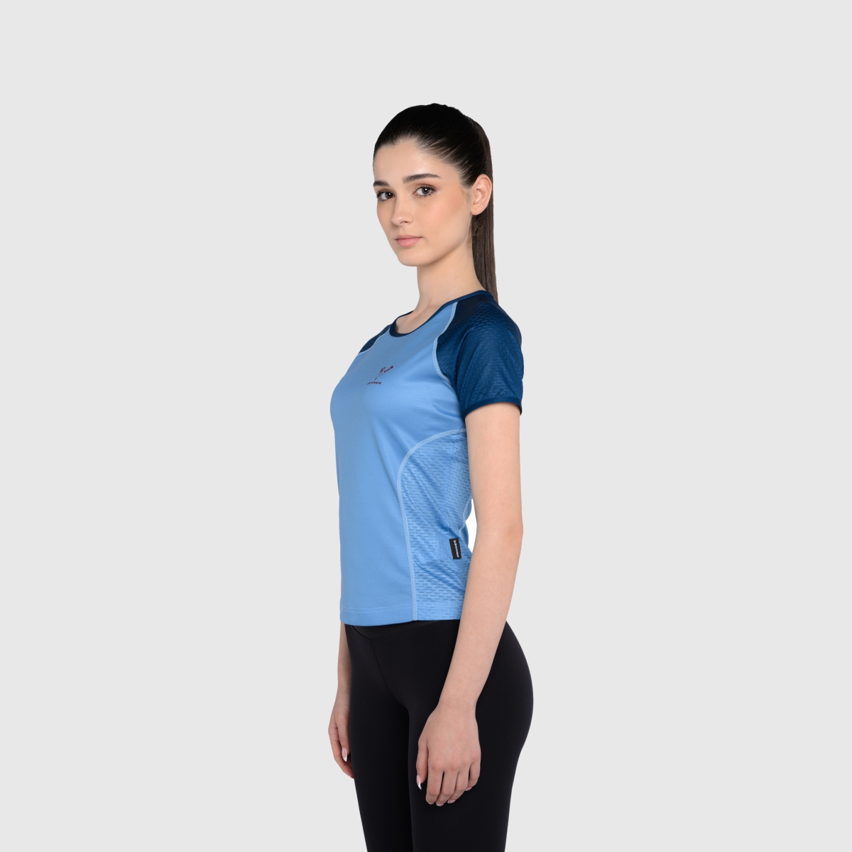UNTAMED @GYM Liberty T-Shirt Woman LAGOON-STORM BLUE
