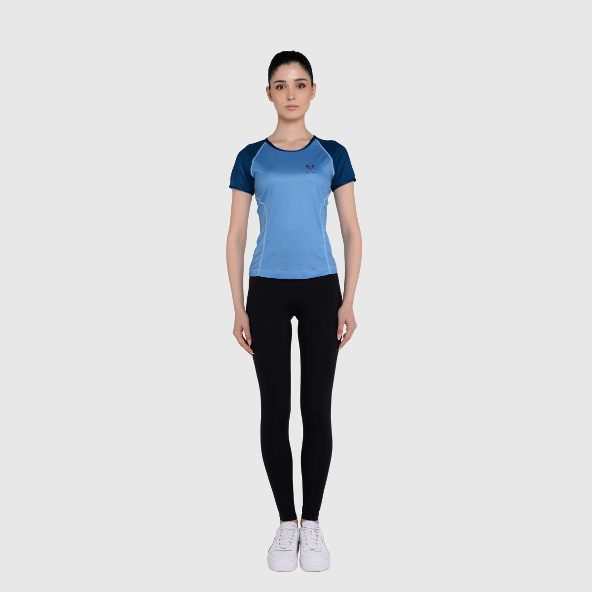 UNTAMED @GYM Liberty T-Shirt Woman LAGOON-STORM BLUE