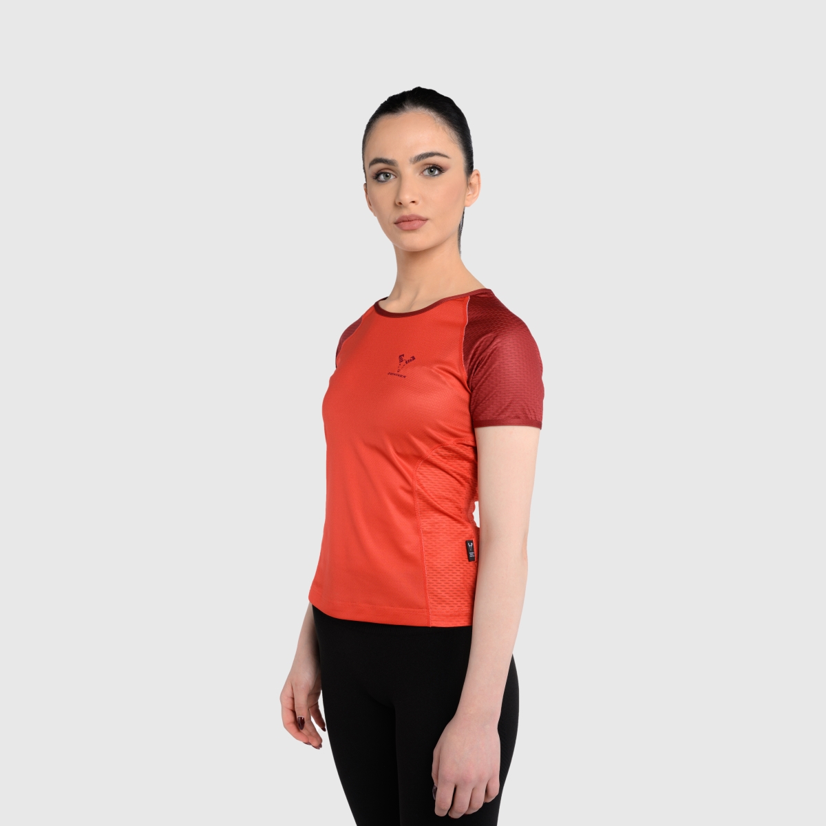 UNTAMED @GYM Liberty T-Shirt Woman CHERRY TOMATOES - VELVET