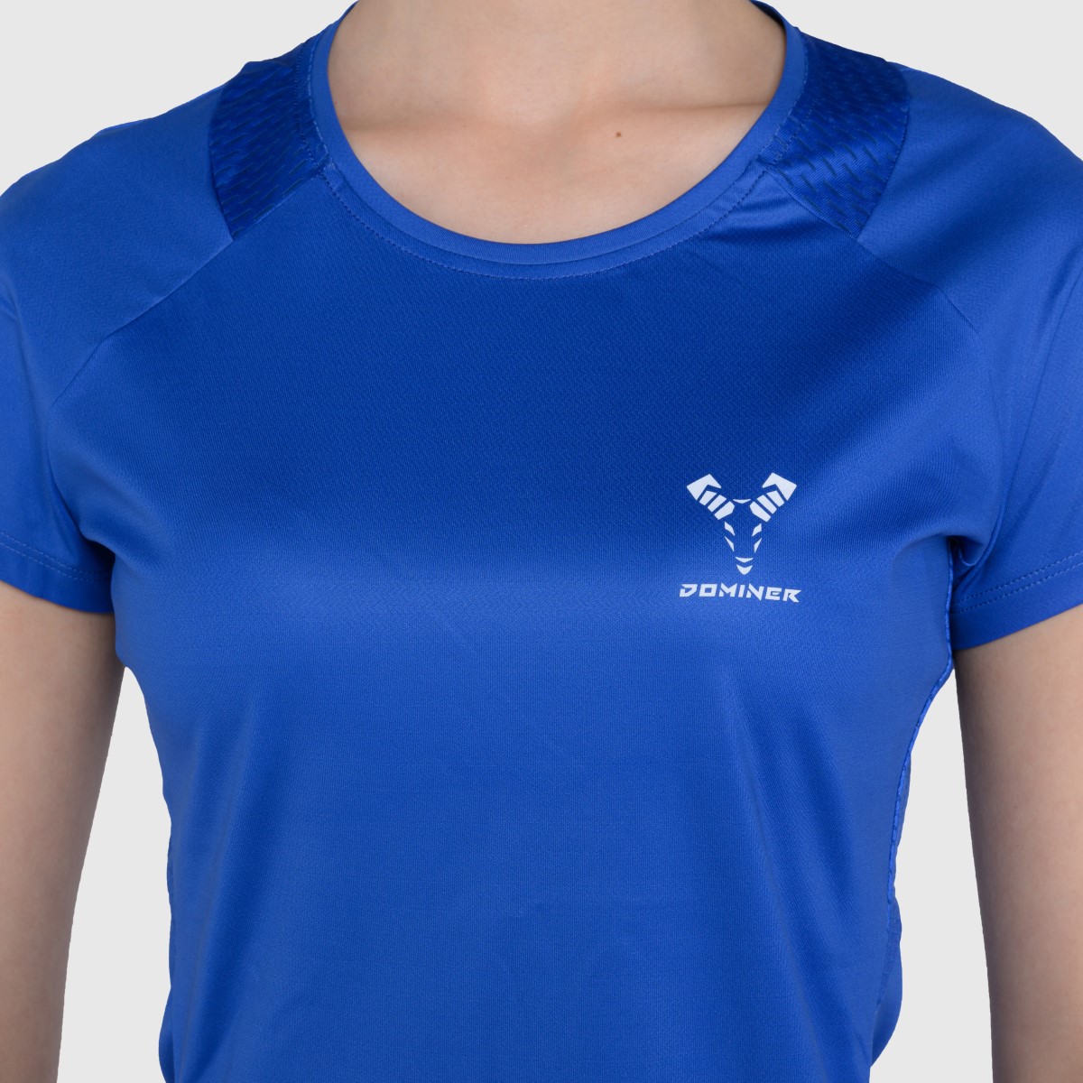 UNTAMED @GYM Feather T-Shirt Woman BLUE SAX