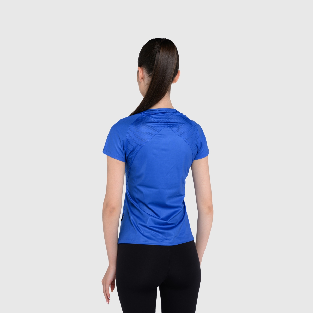 UNTAMED @GYM Feather T-Shirt Woman BLUE SAX