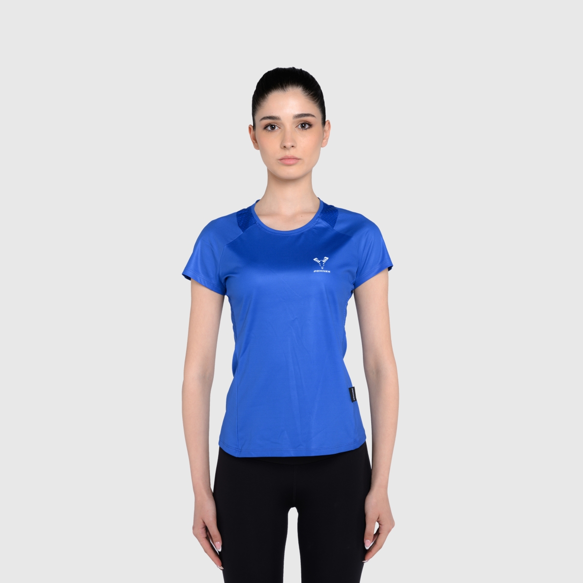 UNTAMED @GYM Feather T-Shirt Woman BLUE SAX