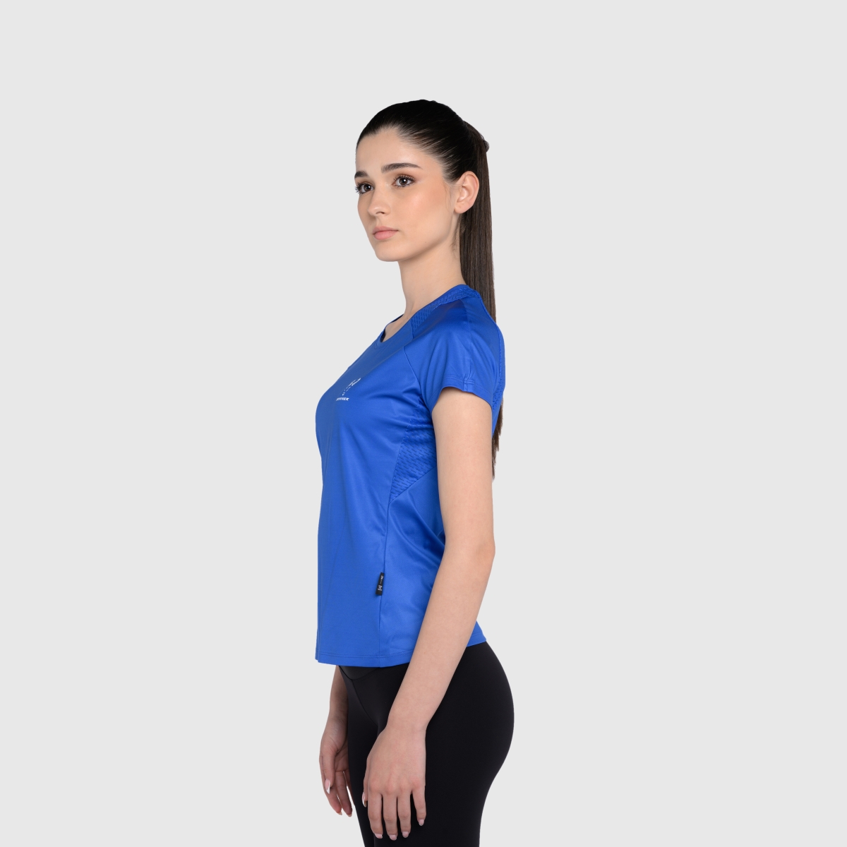 UNTAMED @GYM Feather T-Shirt Woman BLUE SAX
