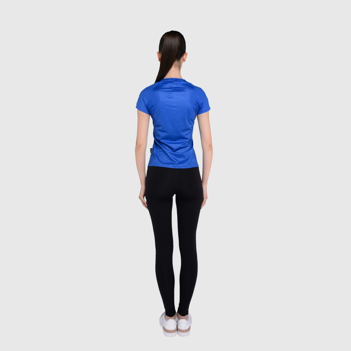 UNTAMED @GYM Feather T-Shirt Woman BLUE SAX