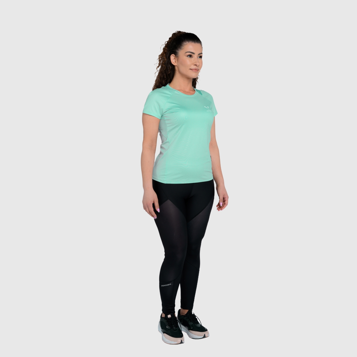 UNTAMED @GYM Feather T-Shirt Woman MINT