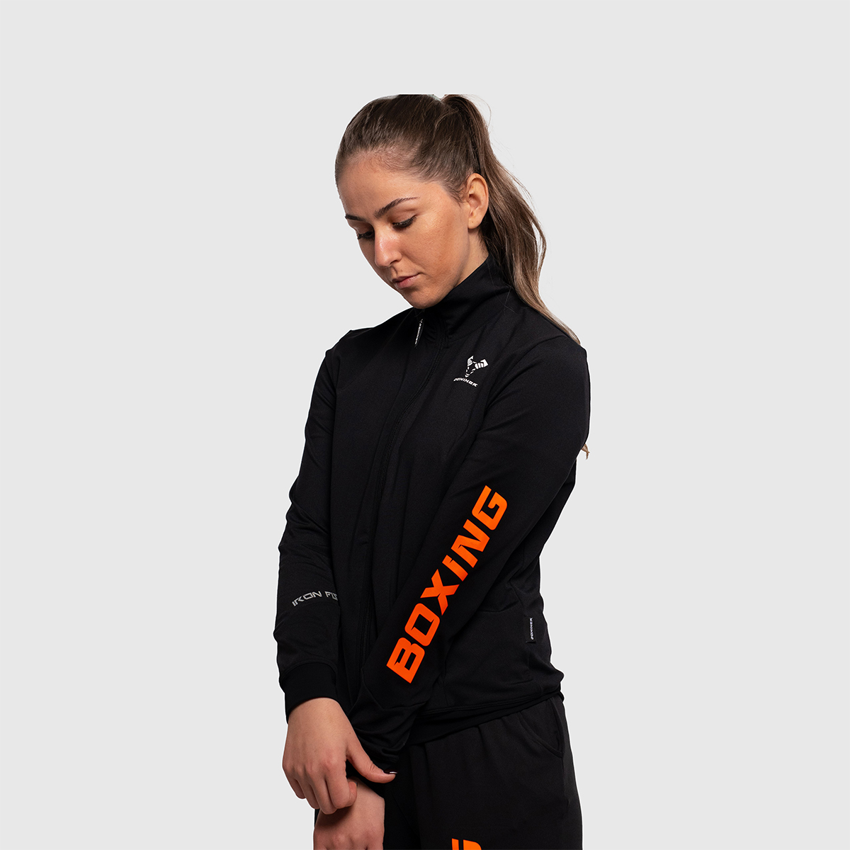 UNTAMED Iron Fist Jacket Woman BLACK ORANGE