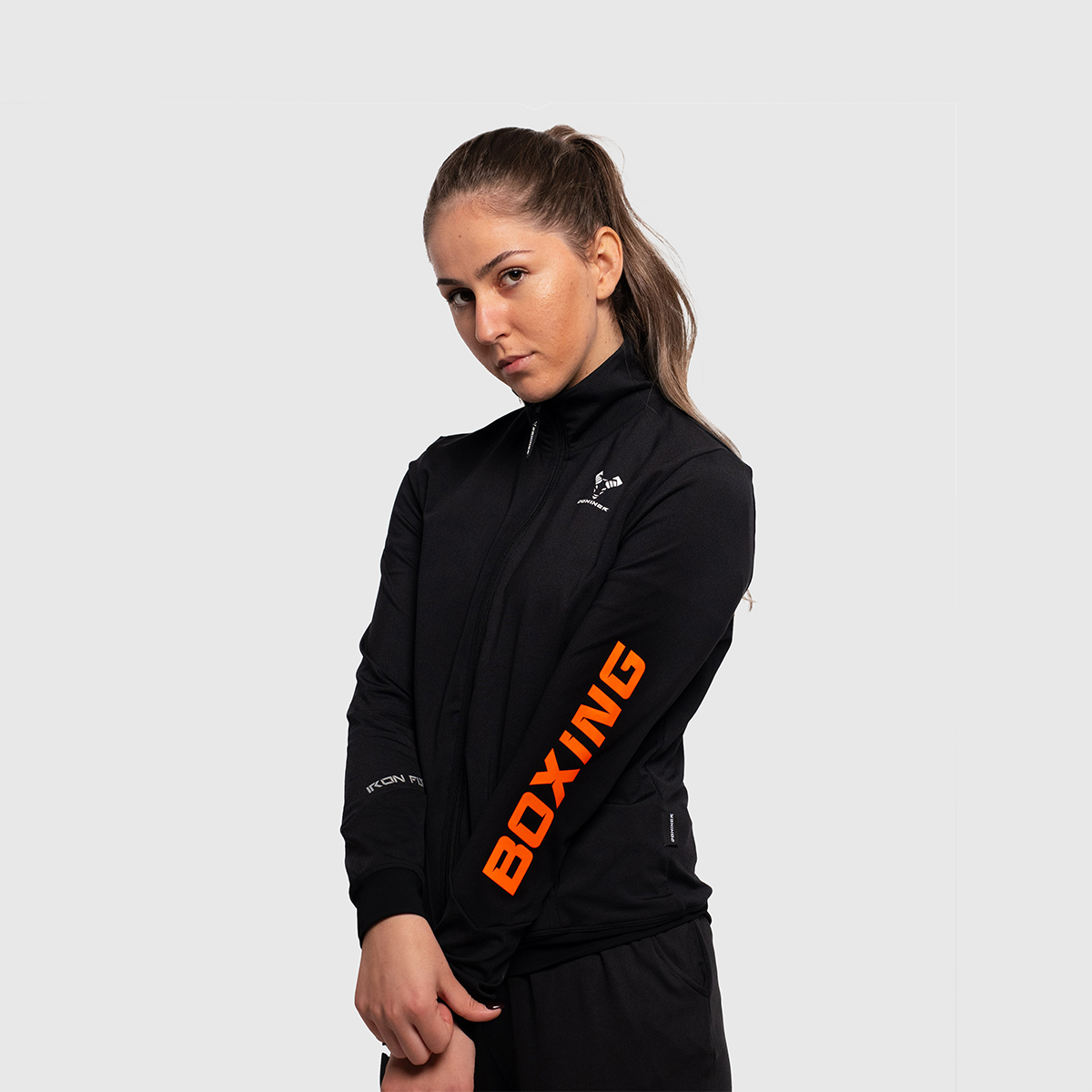 UNTAMED Iron Fist Jacket Woman BLACK ORANGE