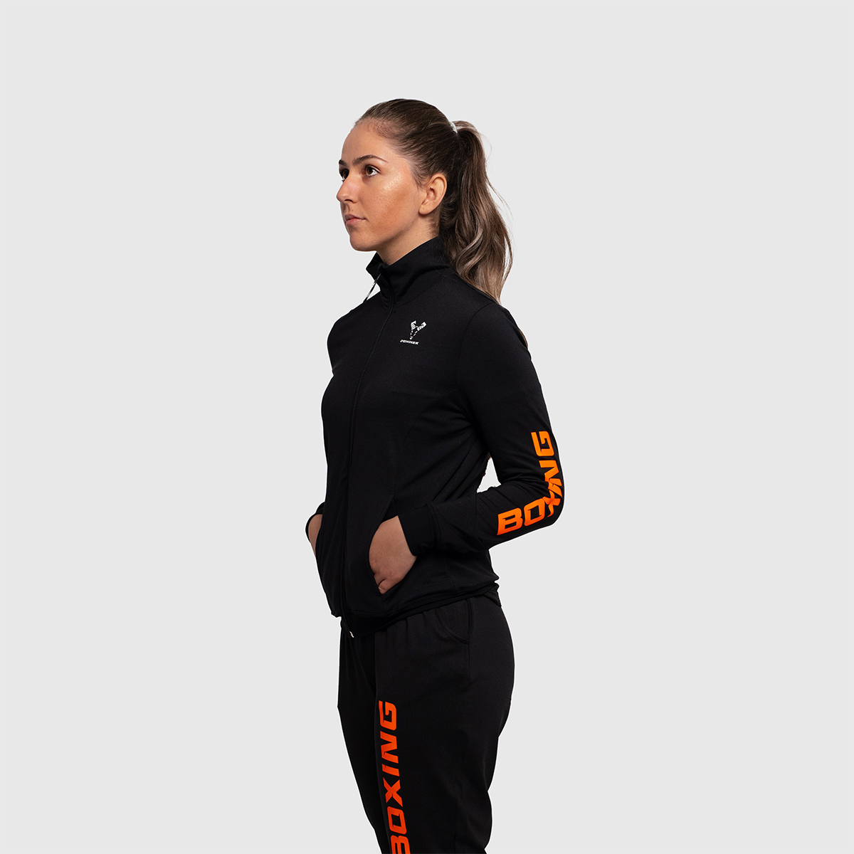 UNTAMED Iron Fist Jacket Woman BLACK ORANGE