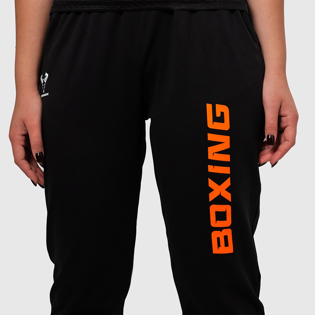 UNTAMED Iron Fist Joggers Woman BLACK ORANGE