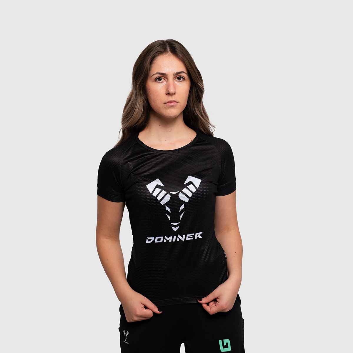 UNTAMED Iron Fist T-shirt Woman BLACK MINT