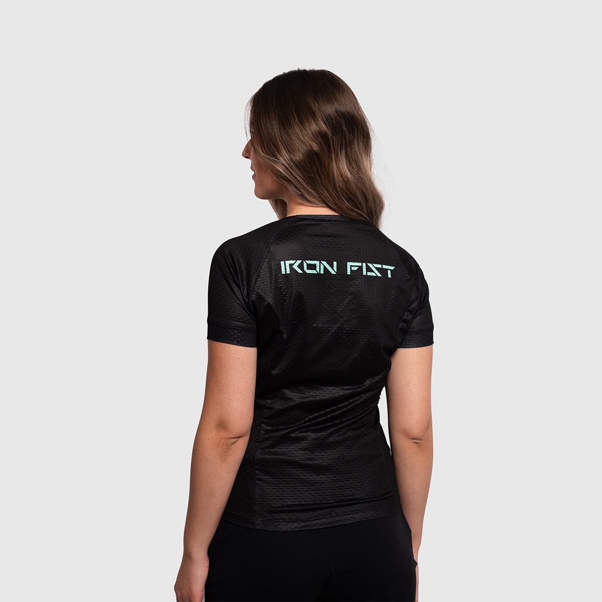 UNTAMED Iron Fist T-shirt Woman BLACK MINT